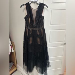BCBG Andi Hankerchief Dress. Worn Once. Perfect Condition.